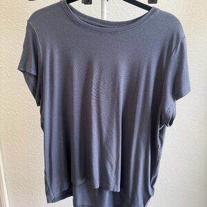 Athleta With Ease Tee Gray Small (#214)